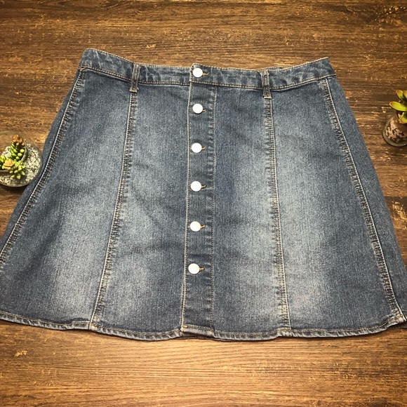 mossimo denim skirt